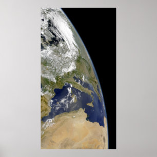 Poster Vue sur la Méditerranée occidentale