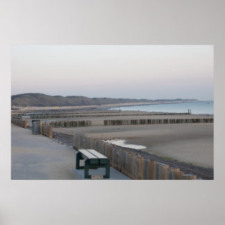 Poster Vue sur la mer - plage