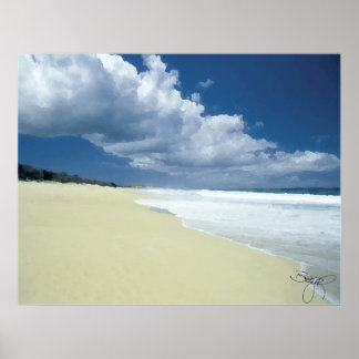 Poster Vue sur la plage de Bare