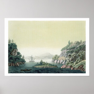 Poster Vue sur la rivière Potomac près du Mont Vernon (co