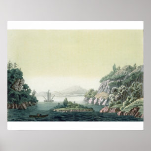 Poster Vue sur la rivière Potomac près du Mont Vernon (co