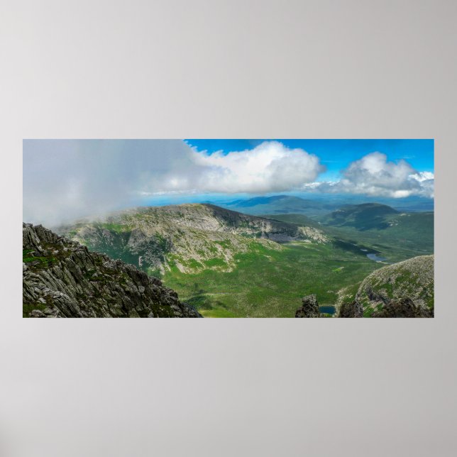 Poster Vue sur le Bassin, Baxter State Park, Maine (Devant)