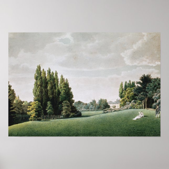 Poster Vue sur le Château près du Pont de Pierre (Devant)