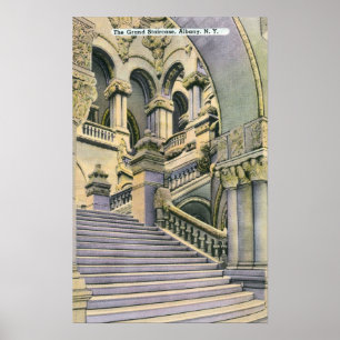 Poster Vue sur le Grand Escalier