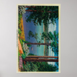 Poster Vue sur le lac ArrowheadLac Arrowhead, CA 2