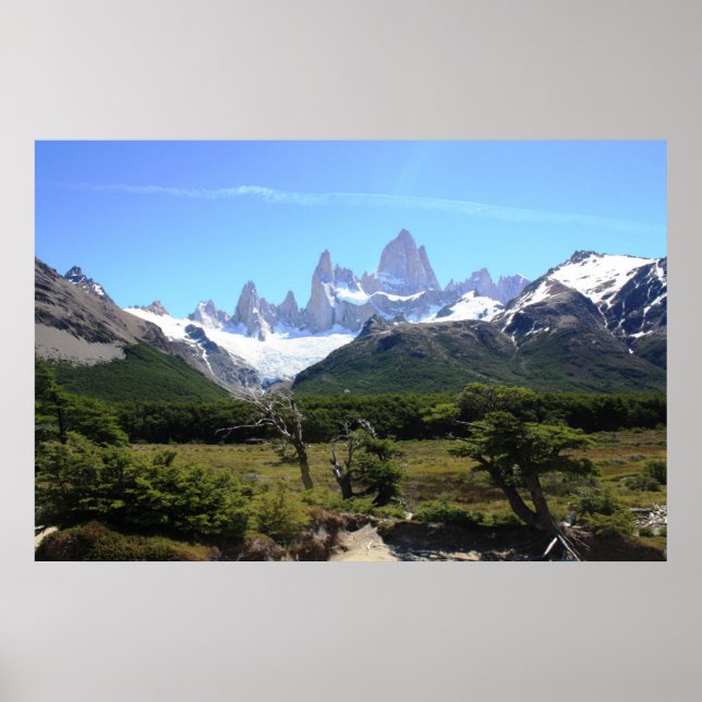 Poster Vue Sur Le Mont Fitz Roy (Devant)