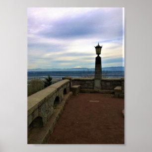 Poster Vue sur le Mont St. Helens, Portland, Oregon