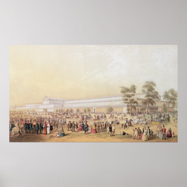 Poster Vue sur le Palais Crystal (Devant)