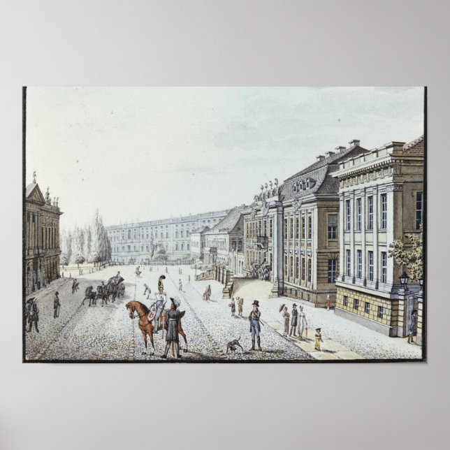 Poster Vue sur le Palais Royal, Berlin (Devant)