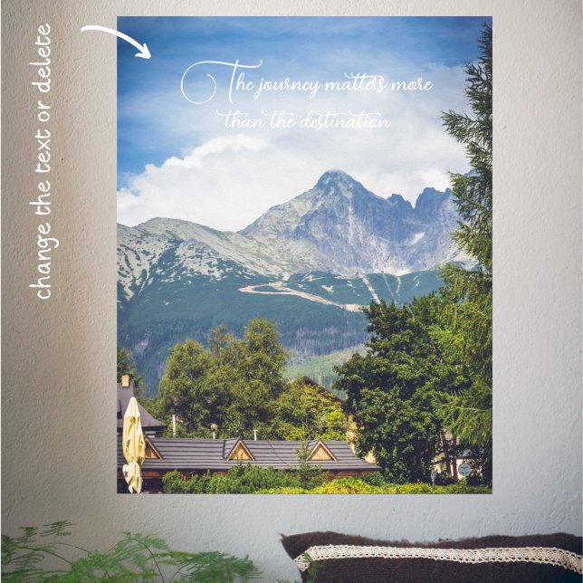 Poster Vue sur les montagnes (Créateur téléchargé)