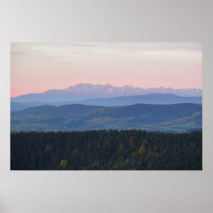 Poster Vue sur les Tatras