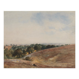 Poster Vue sur South Downs - John Martin