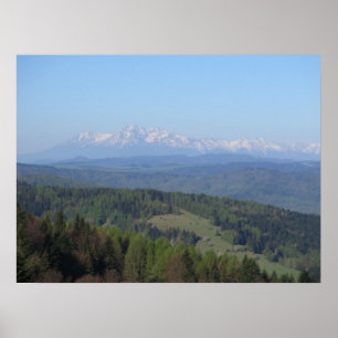 Poster Vue sur Tatras de Beskids