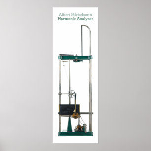 Poster Vue unique sur le blanc : Analyseur harmonisé