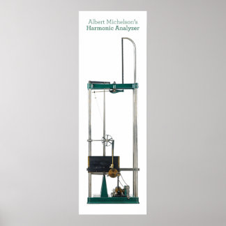 Poster Vue unique sur le blanc : Analyseur harmonisé