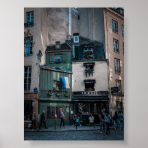 Vues de la rue Café à Paris