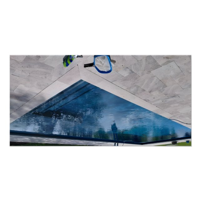 Poster Vues de piscines (Devant)
