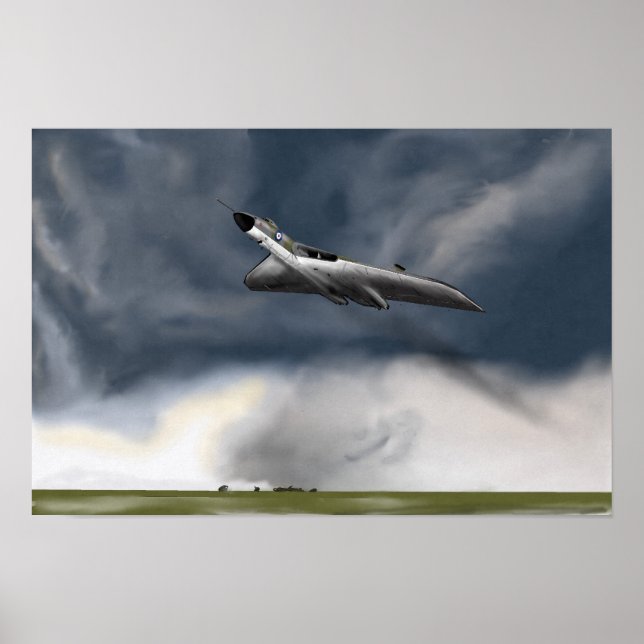 Poster Vulcan avant tempête (Devant)