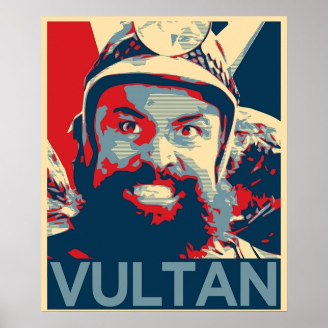 Poster Vultan inspiré par Flash Gordon (Devant)