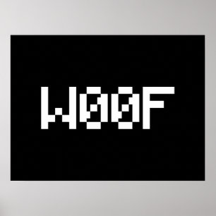 Poster W00F [Sons animaux de léopards]