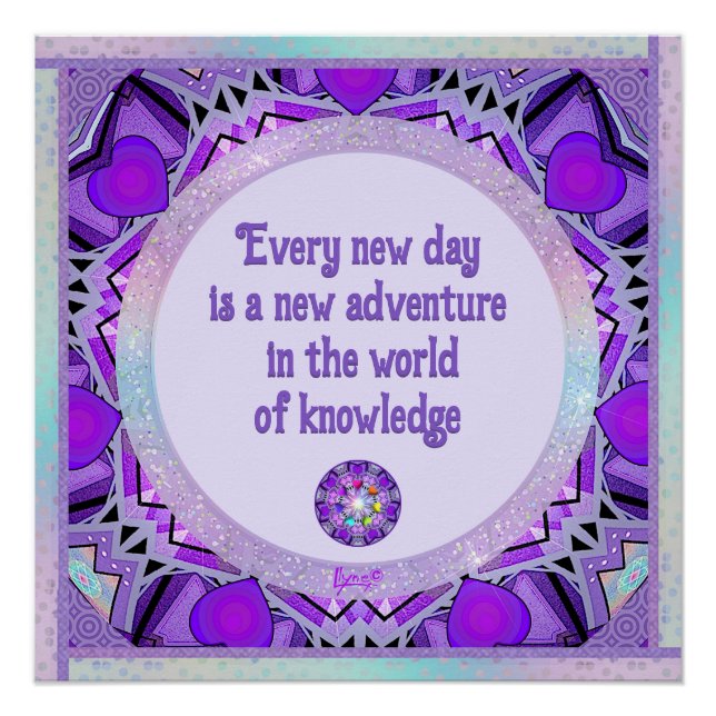 Poster W2 pourpre (Devant)