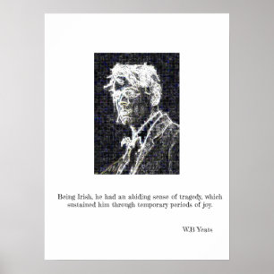 Poster W.B Yeats - Poésie irlandaise
