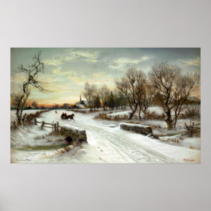 POSTER W.C. BAUER-CHRISTMAS MORN-PRINT