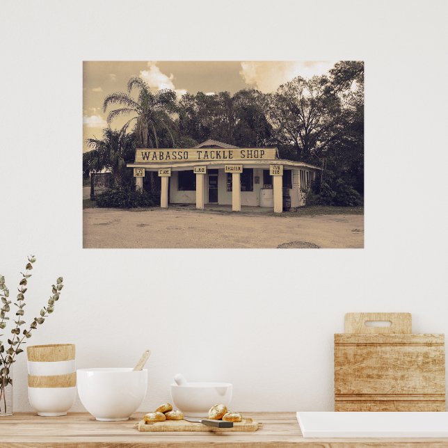 Poster Wabasso TackShop Vintage (Cuisine)