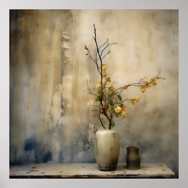 Poster Wabi Sabi Art japonais (Devant)