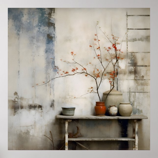 Poster Wabi Sabi Art japonais (Devant)