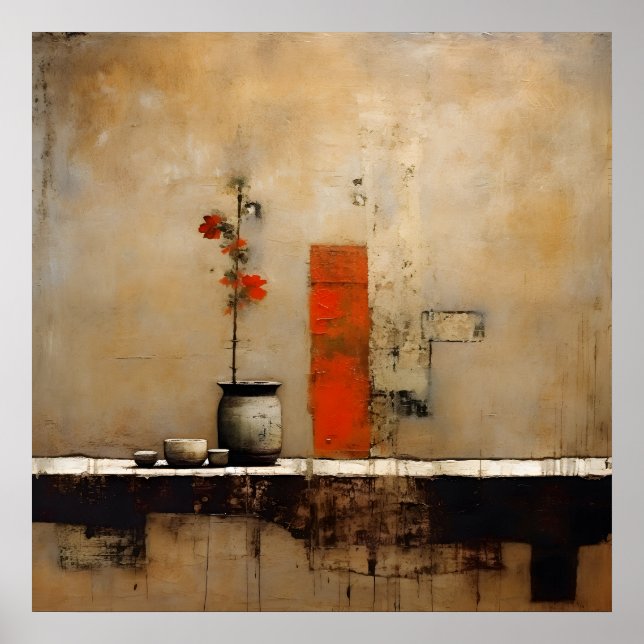 Poster Wabi Sabi Art japonais (Devant)