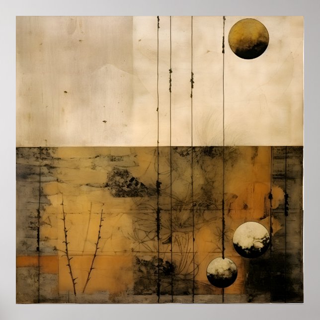 Poster Wabi Sabi Art japonais (Devant)