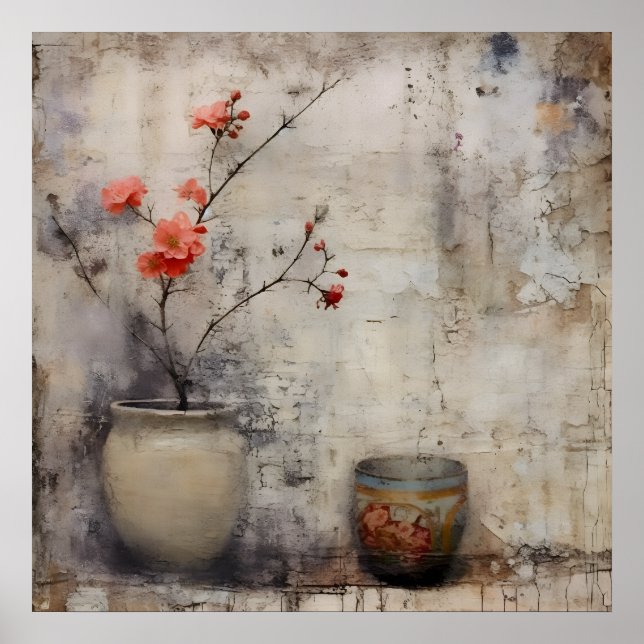 Poster Wabi Sabi Art japonais (Devant)