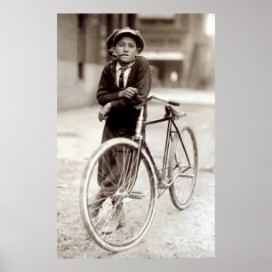 POSTER WACO TEXAS MESSENGER BOY 1913