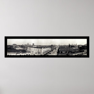 Poster Waco Texas Panview Photo 1910