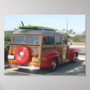 Poster Wagon Woodie