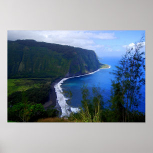 Poster Waipio Valley Lookout, Hawaii, Imprimer