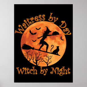 Poster Waitress by Day Witch by Night