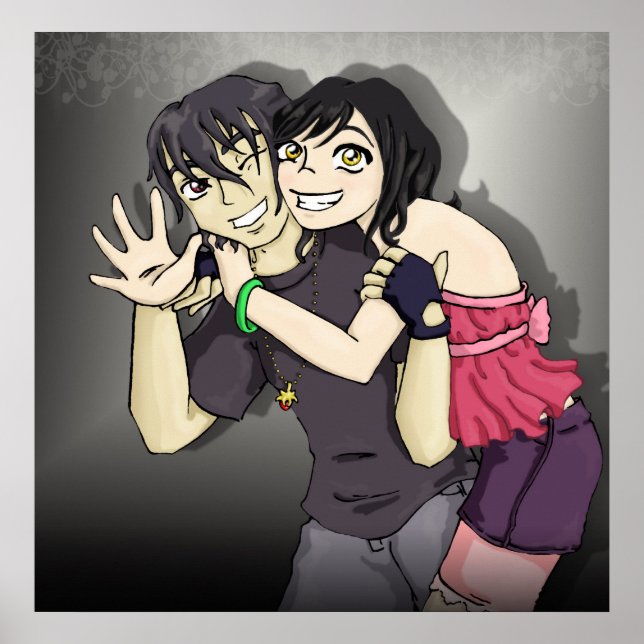 Poster Wakaba et Arai (Devant)