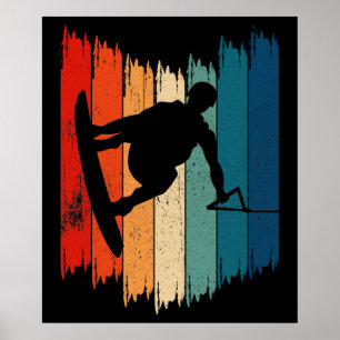 Poster Wakeboard Vintage Wakeboard