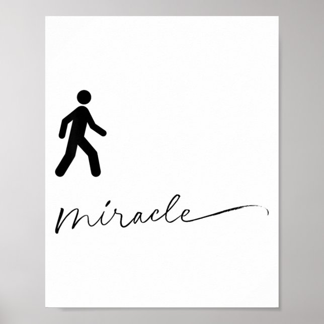 Poster Walking Miracle Apparel  (Devant)