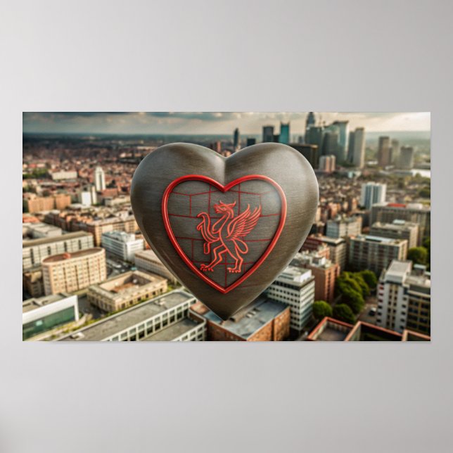 Poster Wall Art Liverpool (Devant)