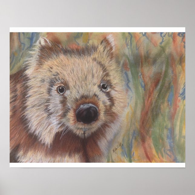 Poster Wally Wombat (Devant)