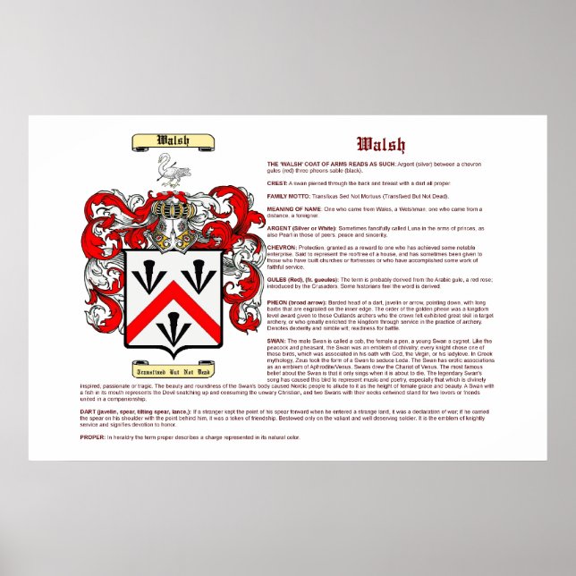 Poster Walsh (signification) (Devant)