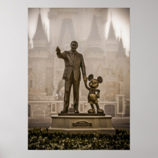 Poster Walt Et Mickey