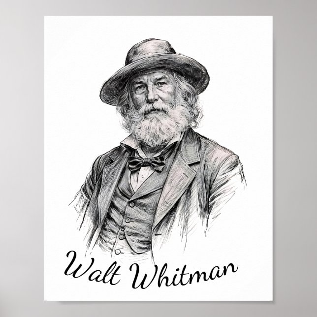 Poster Walt Whitman  (Devant)