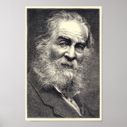 Poster Walt Whitman Engraving, 52 ans