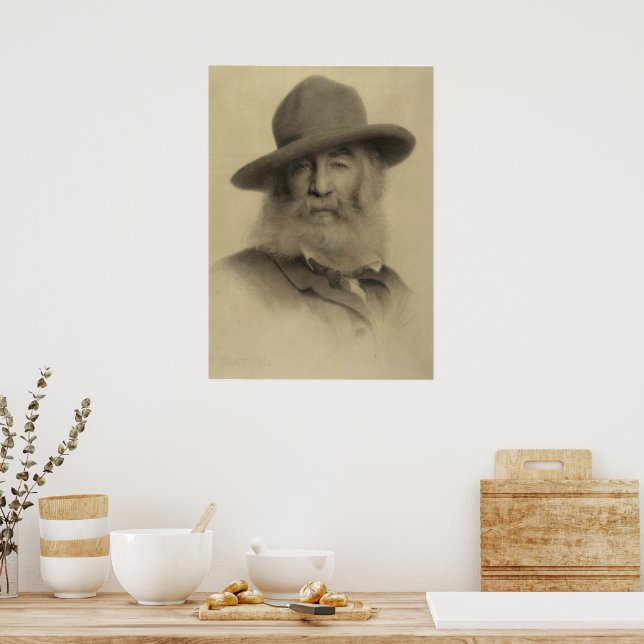 Poster Walt Whitman : Le bon poète gris (Cuisine)