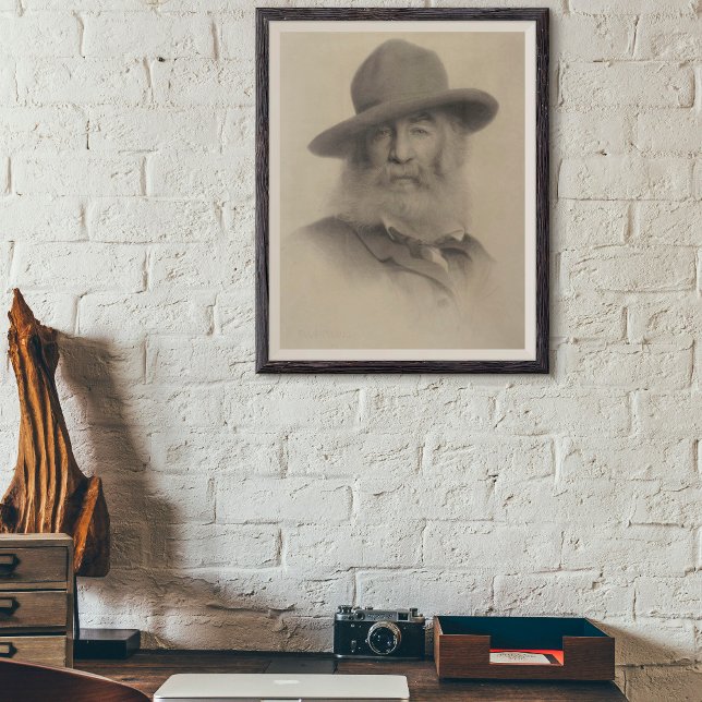 Poster Walt Whitman : Le bon poète gris (Créateur téléchargé)