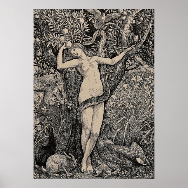 POSTER WALTER CRANE (Devant)